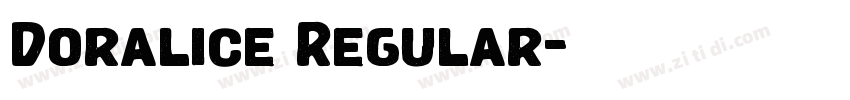 Doralice Regular字体转换